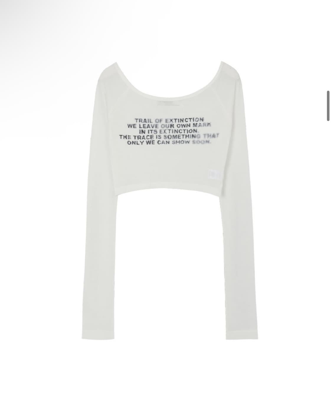 보헤미안서울 크롭 프린트 롱 슬리브 상품이미지2