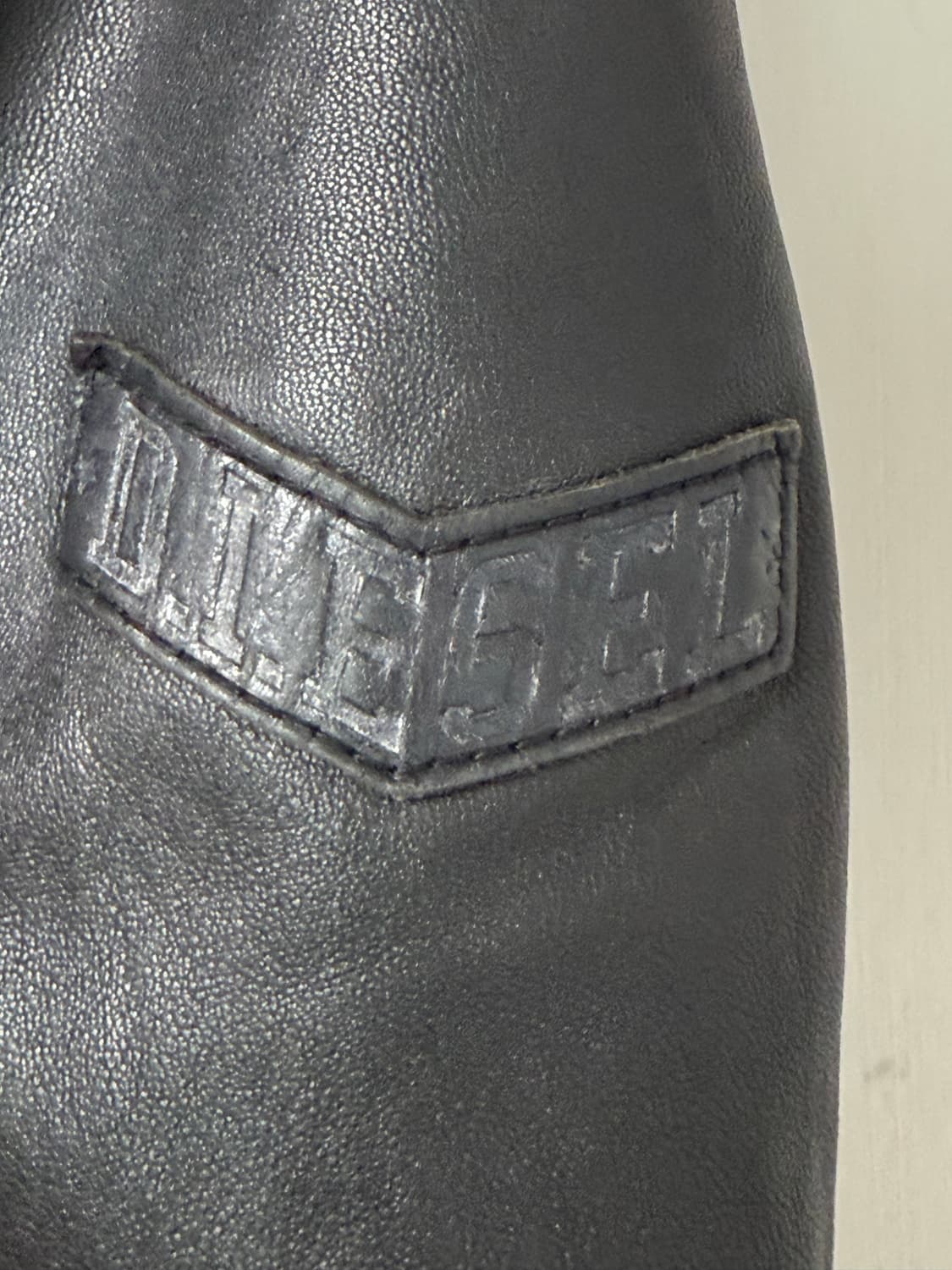 디젤 램스킨 바이커자켓 소매 후드집업 상품이미지8