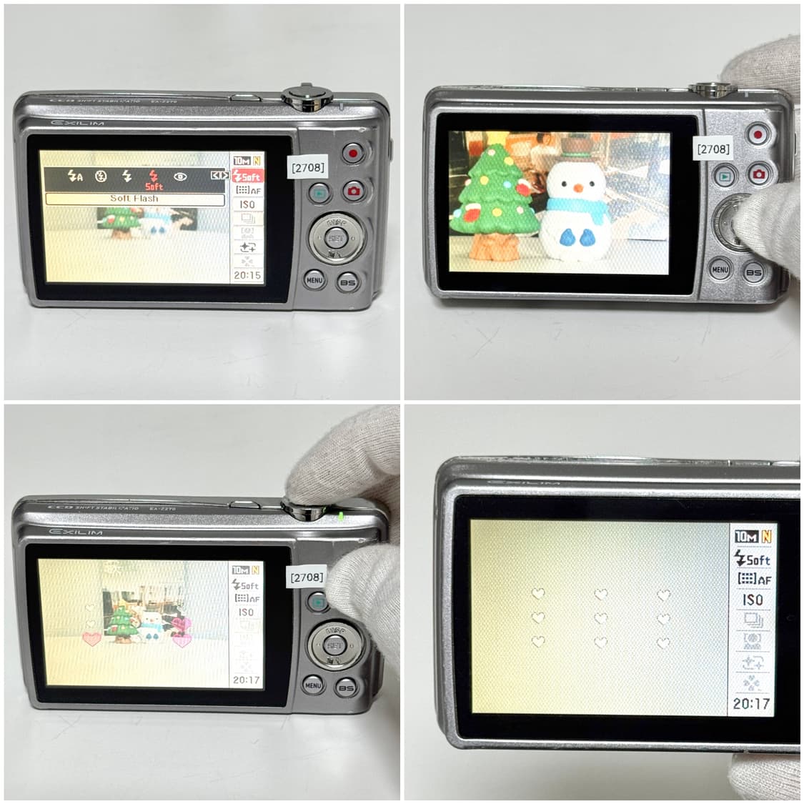 카시오 엑슬림 Z270 실버 빈티지디카 상품이미지5