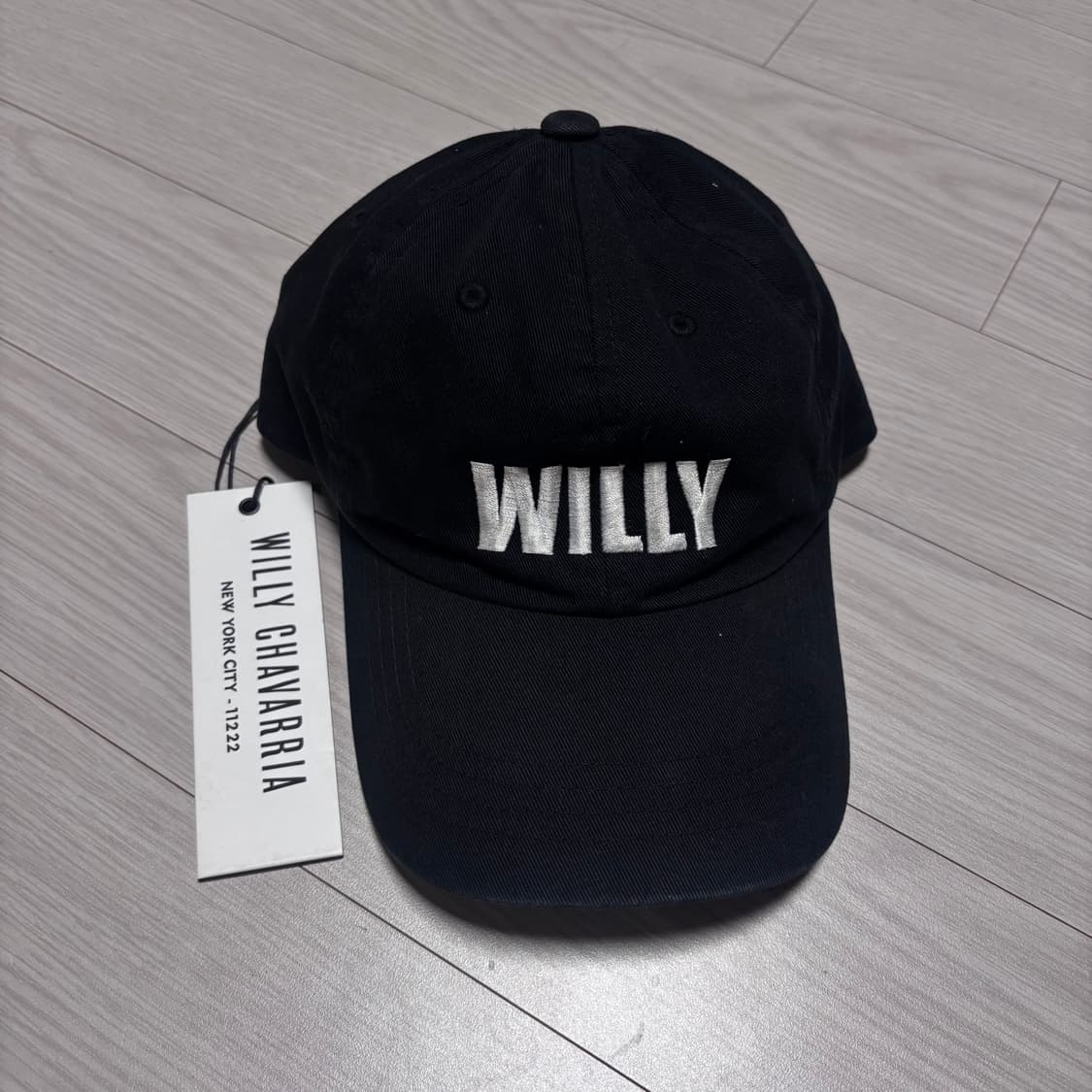 WILLY 윌리 차바리아 볼캡 모자 블랙 상품이미지1