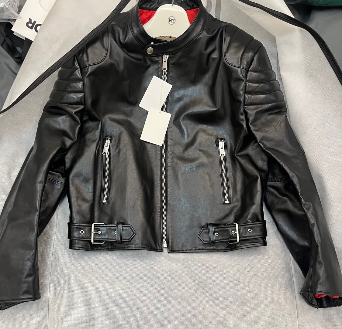 렉토 레드라이너 레더 점퍼 새상품 상품이미지1