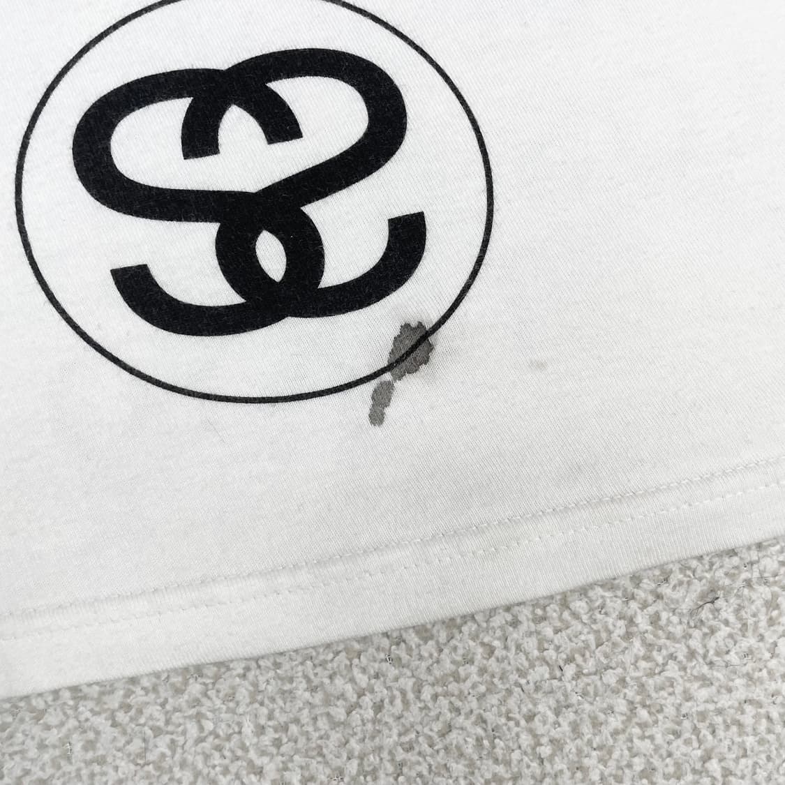 스투시 Stussy x 솔로이스트 반팔티 화이트 상품이미지4