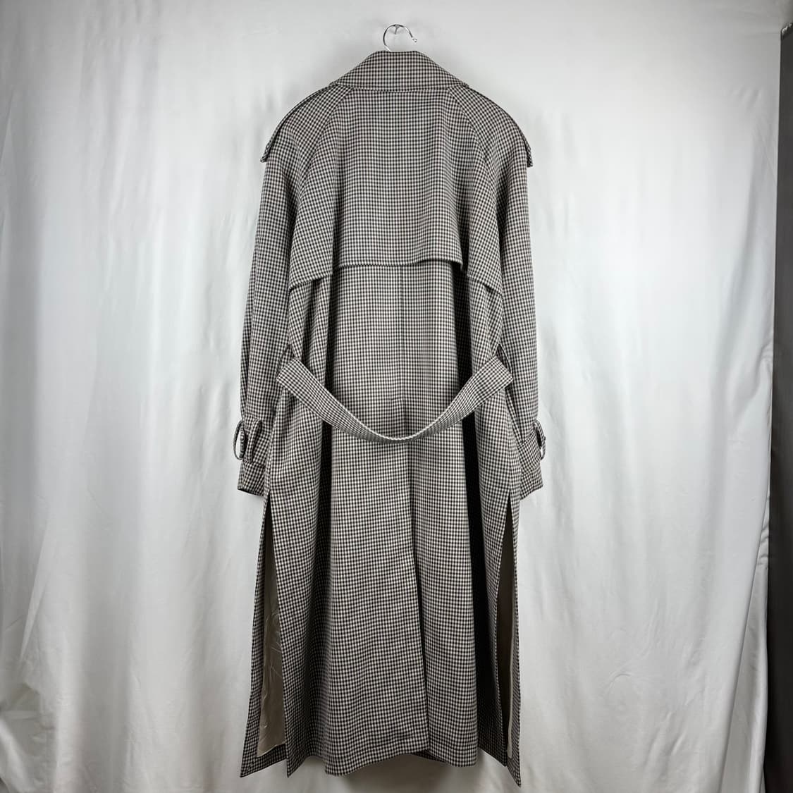 38) 산드로 체크패턴 트렌치 코트 상품이미지7