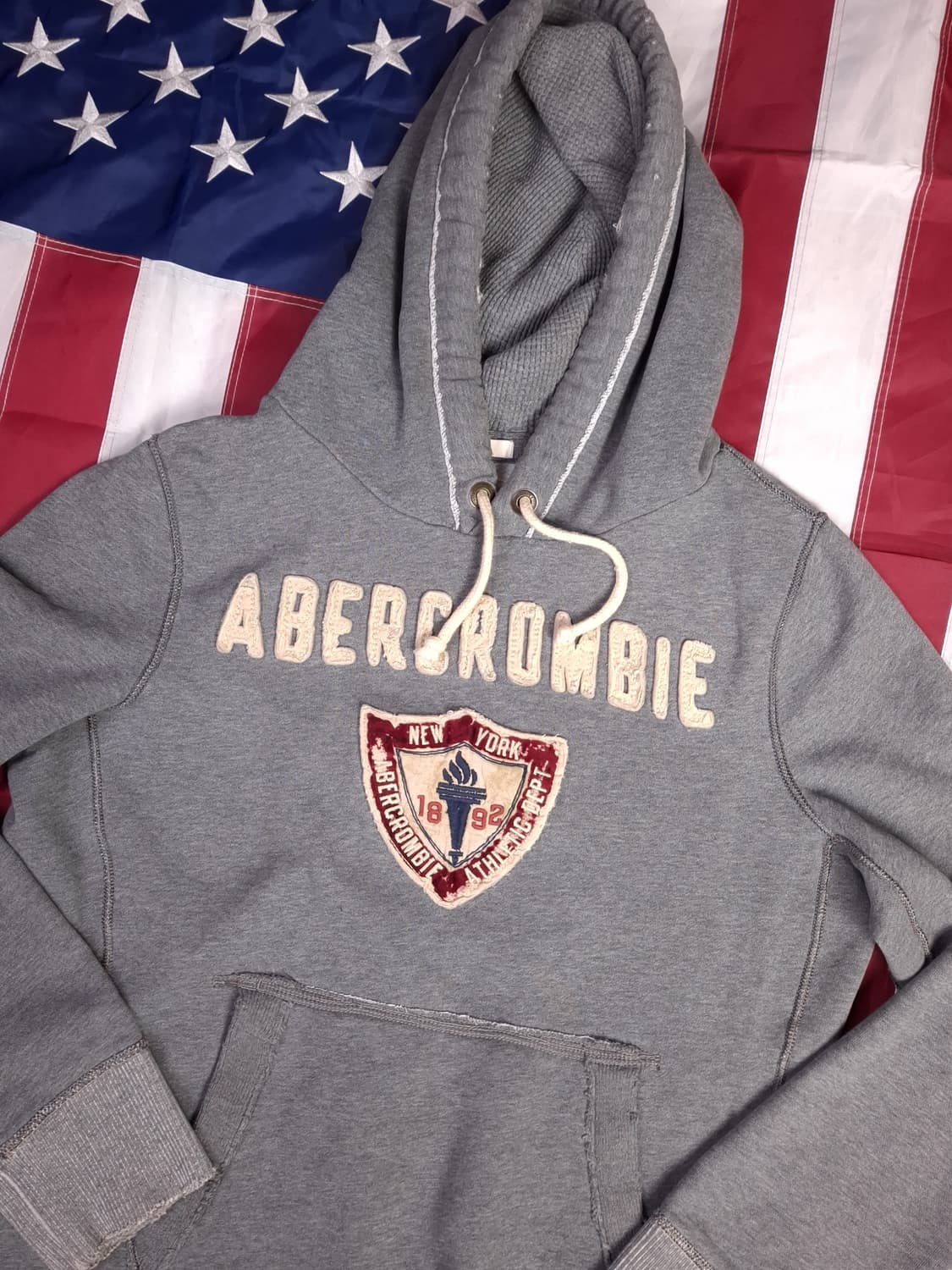 오리지날 아베크롬비 데미지 후드집업 상품이미지2