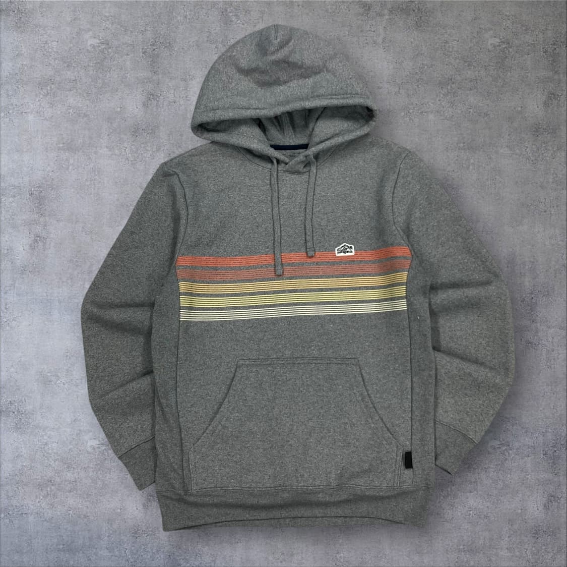 파타고니아 그레이 컬러 스몰 로고 후드티 상품이미지1