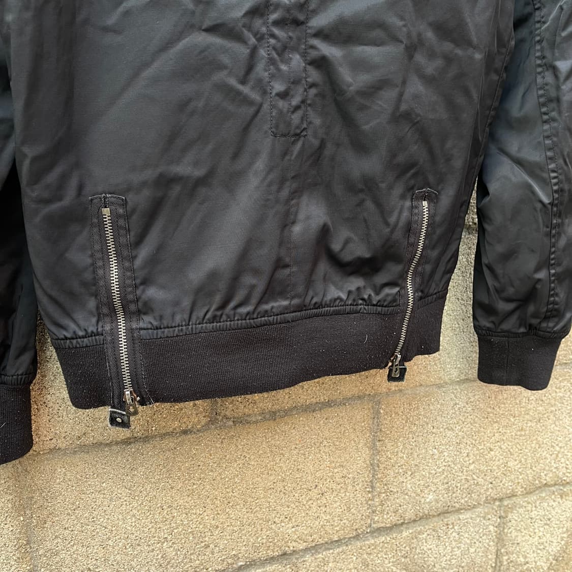 [S] 디젤 해체주의 블랙 나일론 MA-1 남여 자켓 상품이미지4