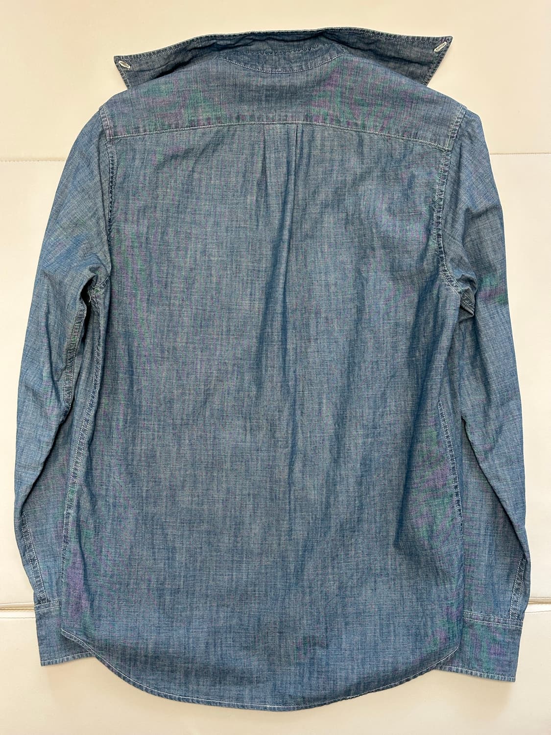 Indigo Japanese chambray shirt 상품이미지6