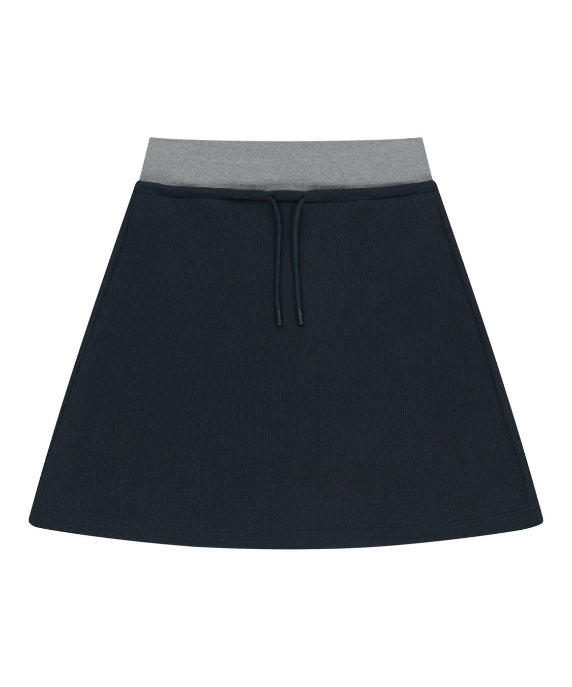 [새상품] 038 MINI WAFFLE A-LINE SKIRT NAVY 상품이미지1