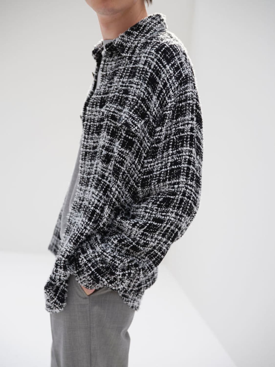 AURALEE 23SS HOMESPUN TWEED SHIRT 5size 상품이미지2