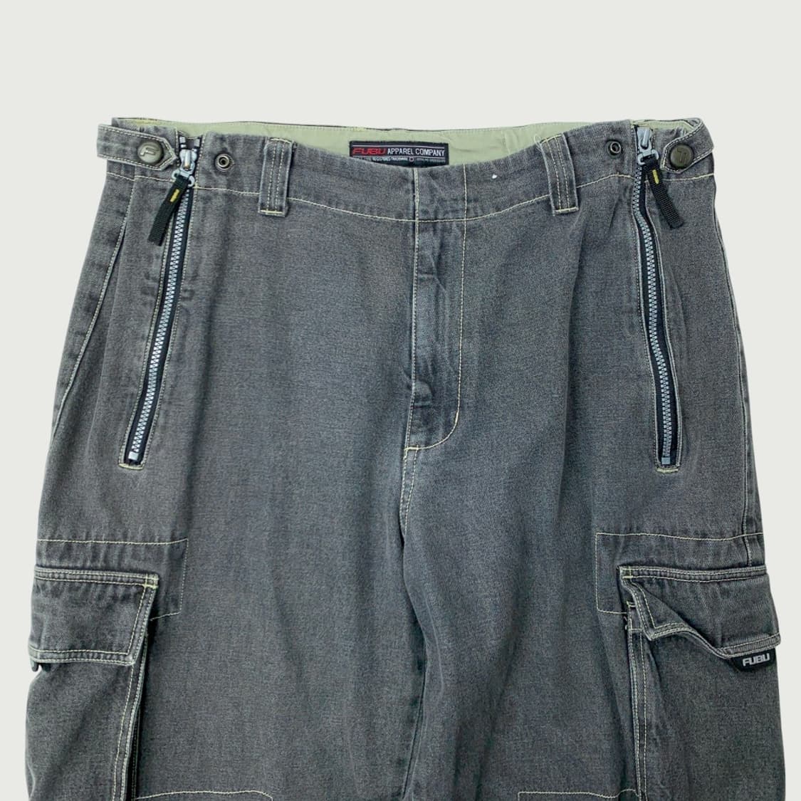 [34/정품] FUBU 후부 그레이 카고팬츠 상품이미지2
