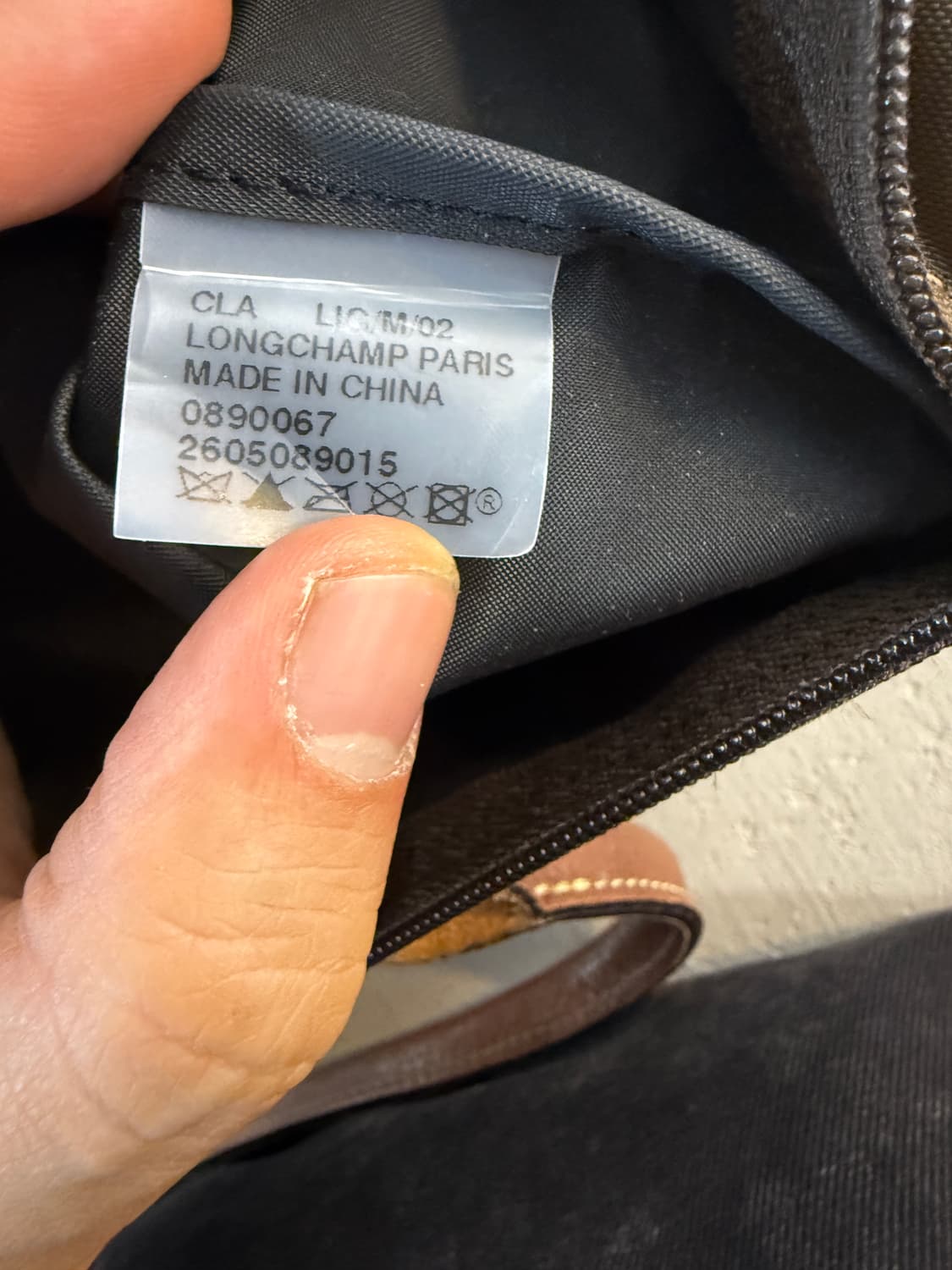 롱샴 르 플리아쥬 토트백 카키 상품이미지5