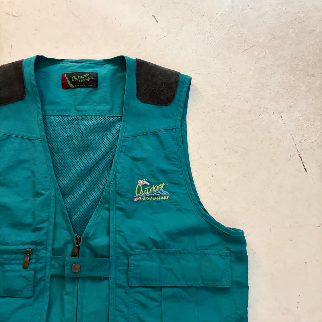 90s 아식스 스포츠 아웃도어 빈티지 유틸리티 베스트 XL 상품이미지2