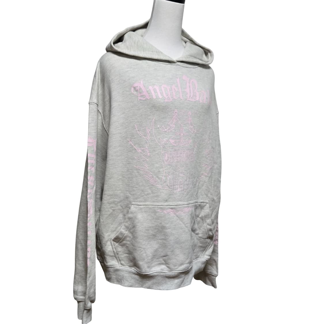 쓰리타임즈 엔젤베이비 멜란지 후드티 상품이미지3