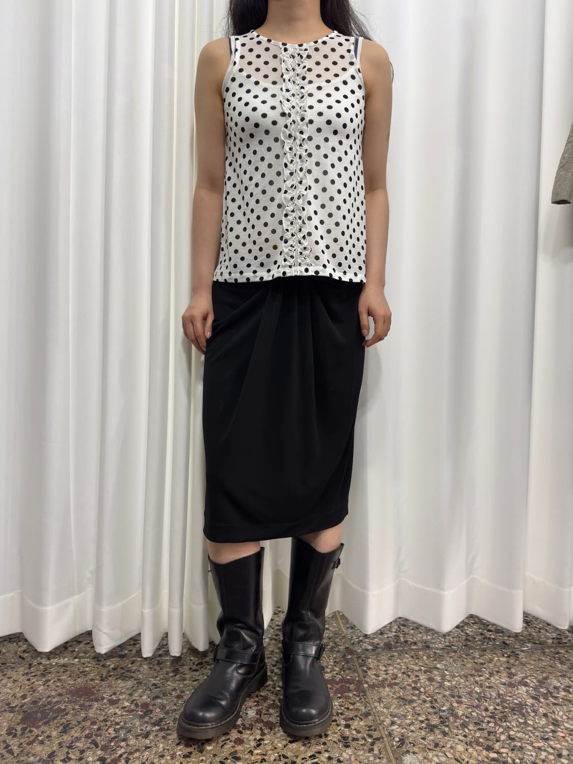 dkny design midi skirt 상품이미지2