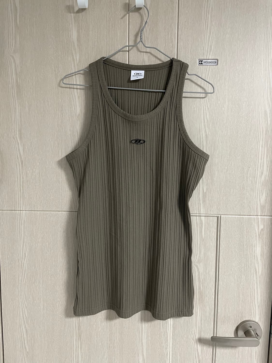 [2]본투윈 카키 슬리브리스 나시 상품이미지1