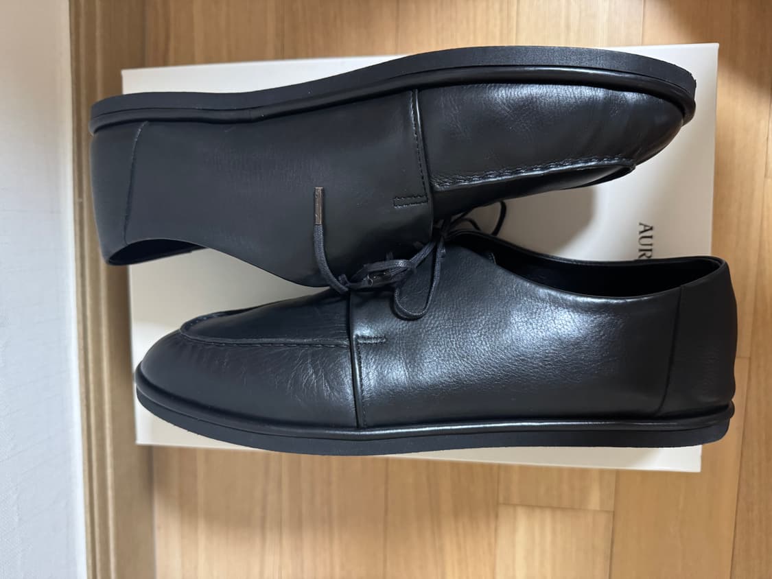[mens9 / 270사이즈] 24FW 오라리 레더 슈즈 상품이미지4