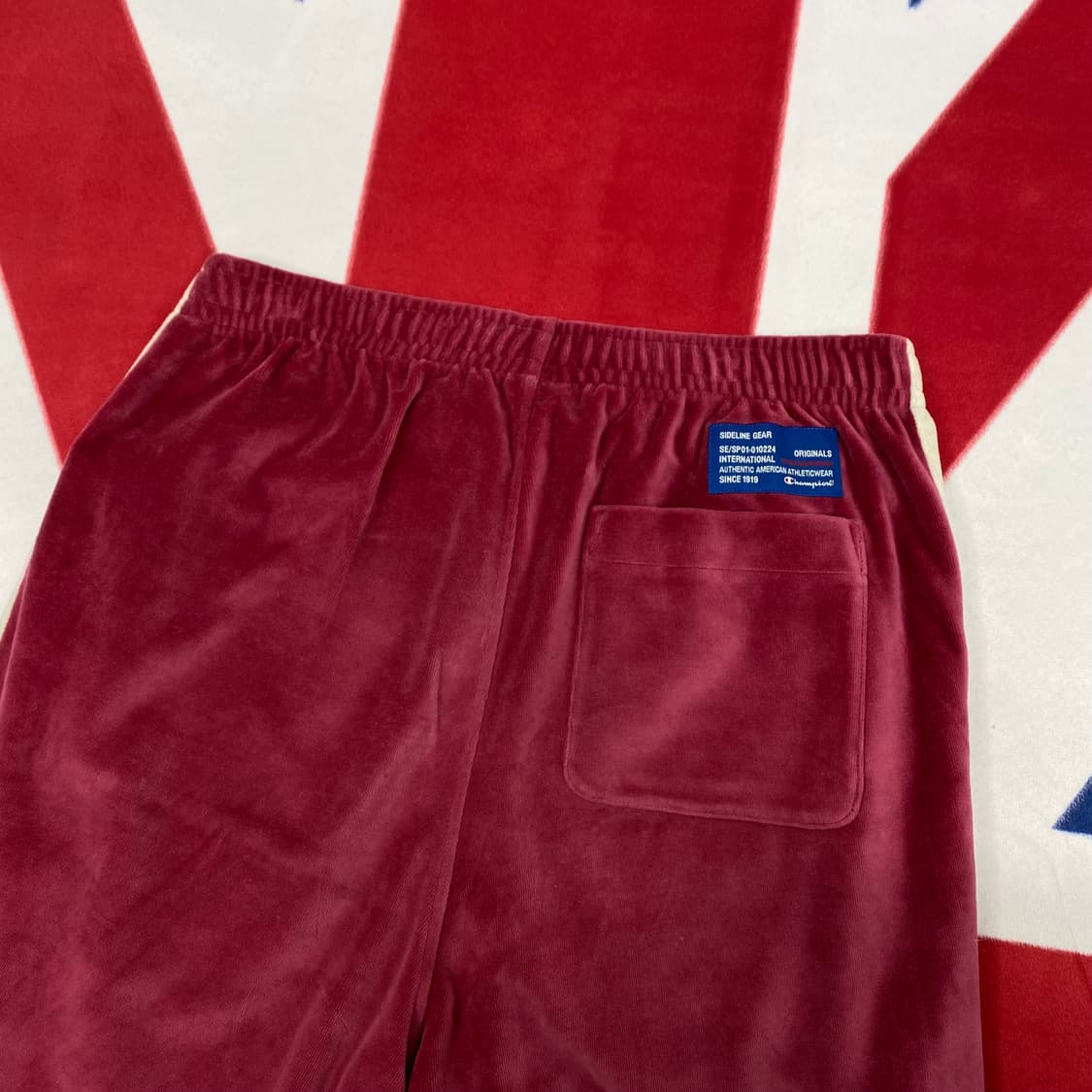 디네댓 x 챔피온 벨벳 트랙팬츠 L  상품이미지4