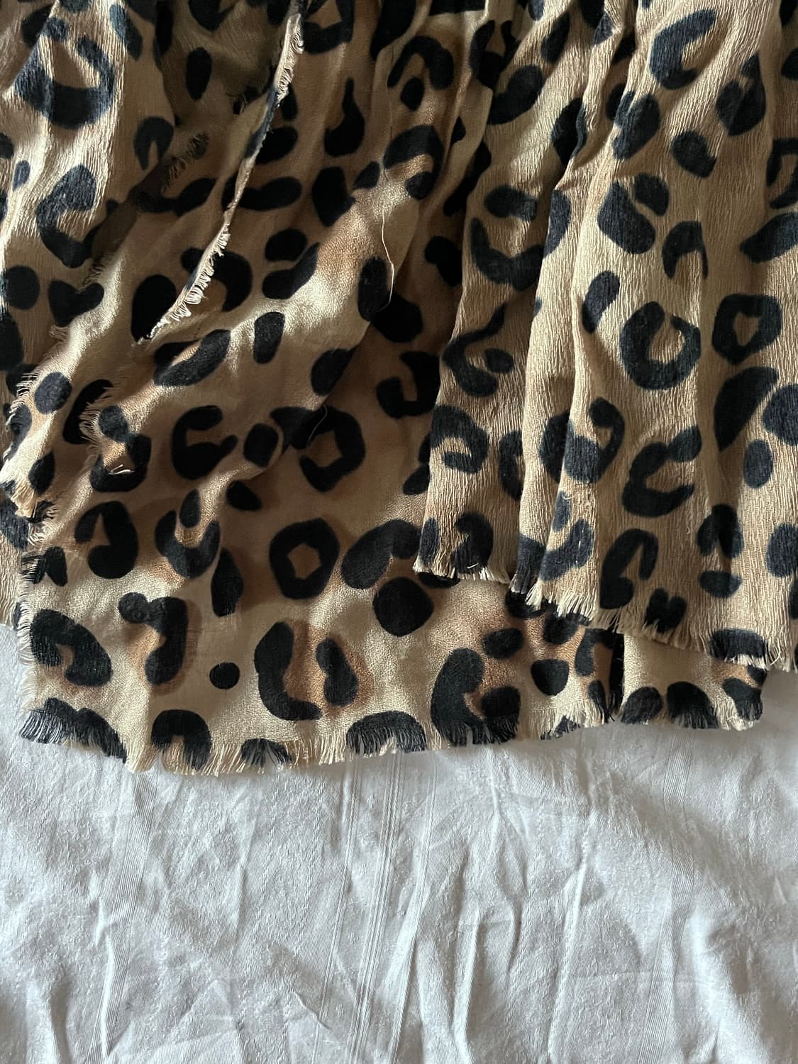 Vintage Leopard Print Scarf 상품이미지3