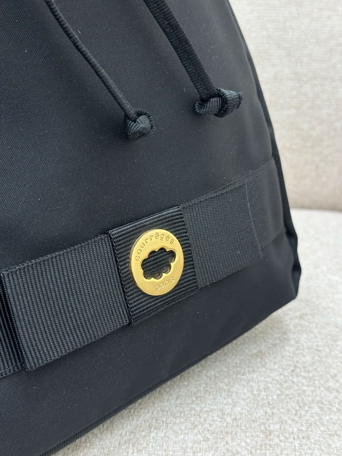 courreges / 꾸레쥬 블랙 패브릭 백팩    상품이미지5