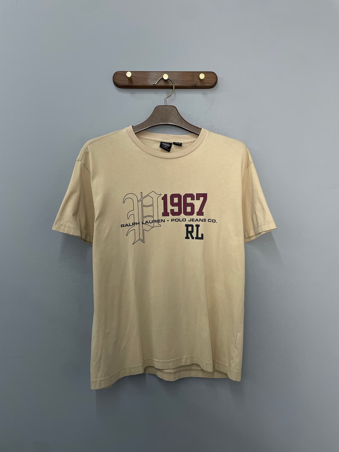 폴로진스컴퍼니 RL 1967 베이지 반팔 H2663 상품이미지2