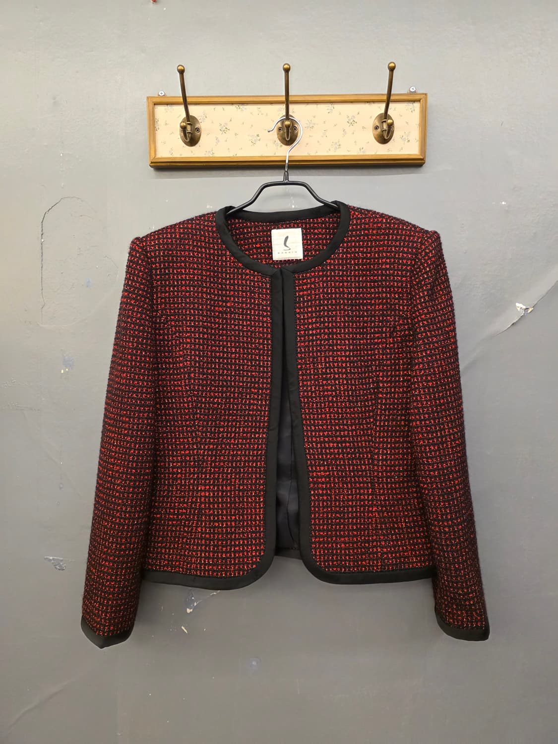 일본빈티지 트위드자켓 상품이미지1