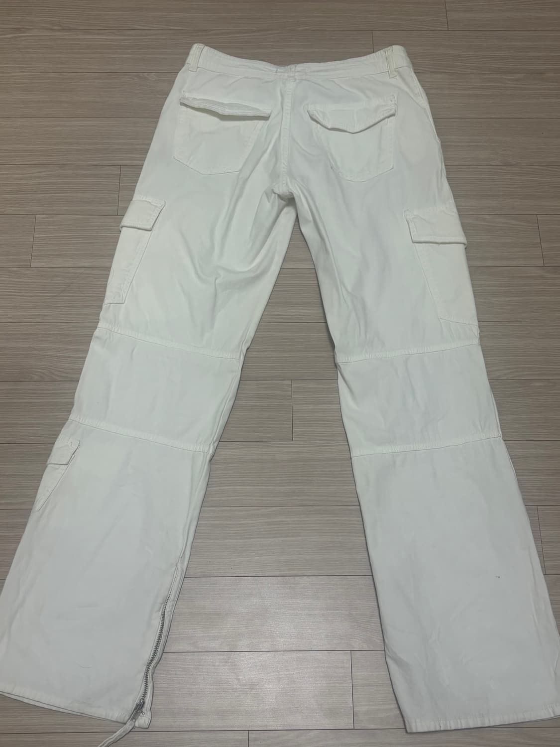 자라 화이트 카고 팬츠 상품이미지2