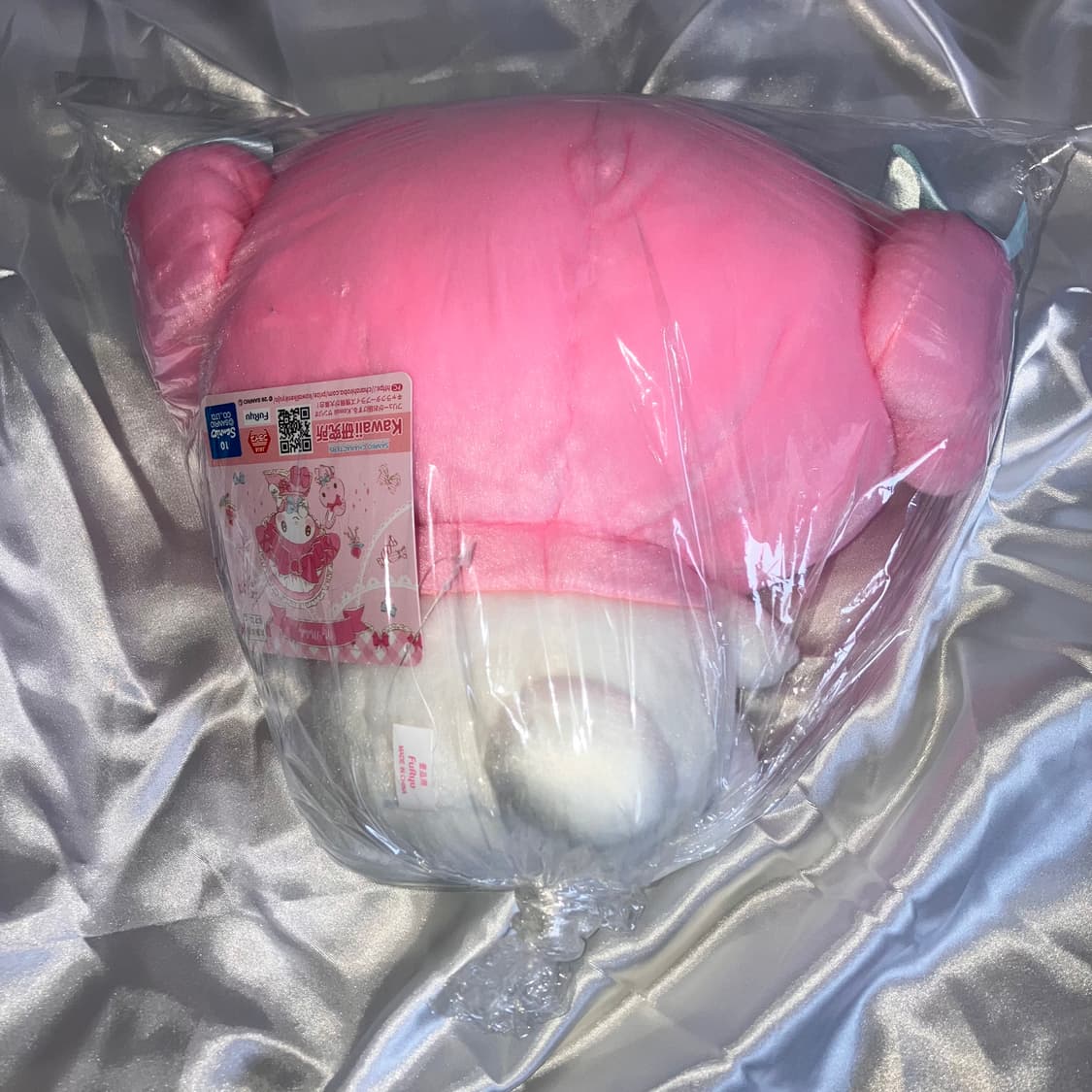 (택O/일본 정품) 산리오 마이멜로디 리본 베이비핑크 갸우뚱 인형 상품이미지2