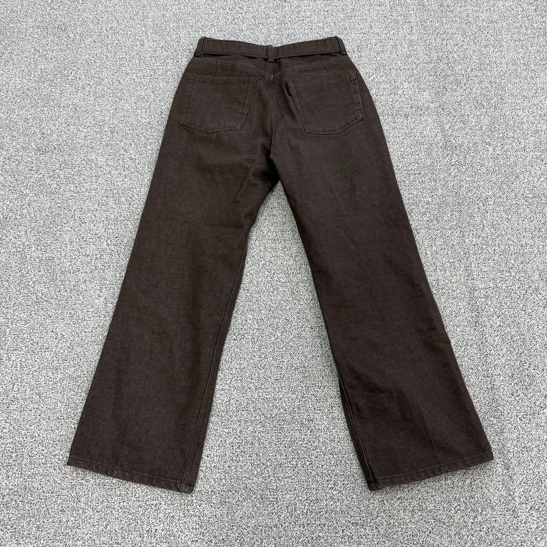 [L] NonBlack 브라운 데님팬츠 0109T1 상품이미지2