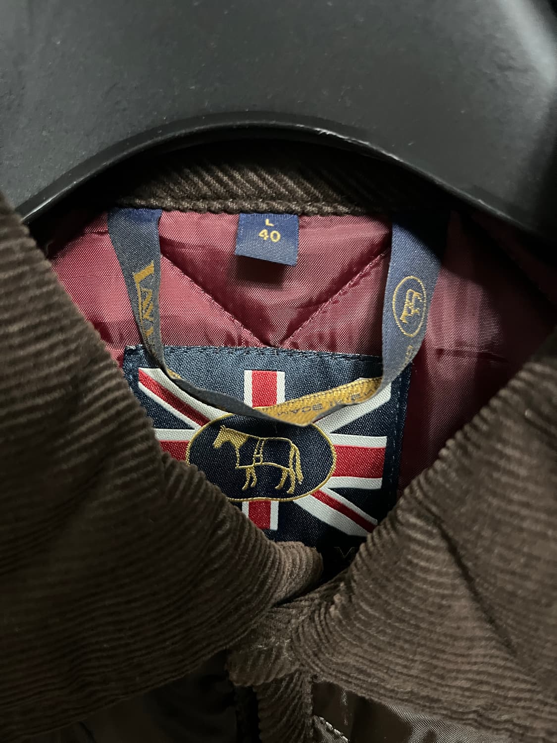 라벤햄 퀼팅 자켓 브라운 L 상품이미지3