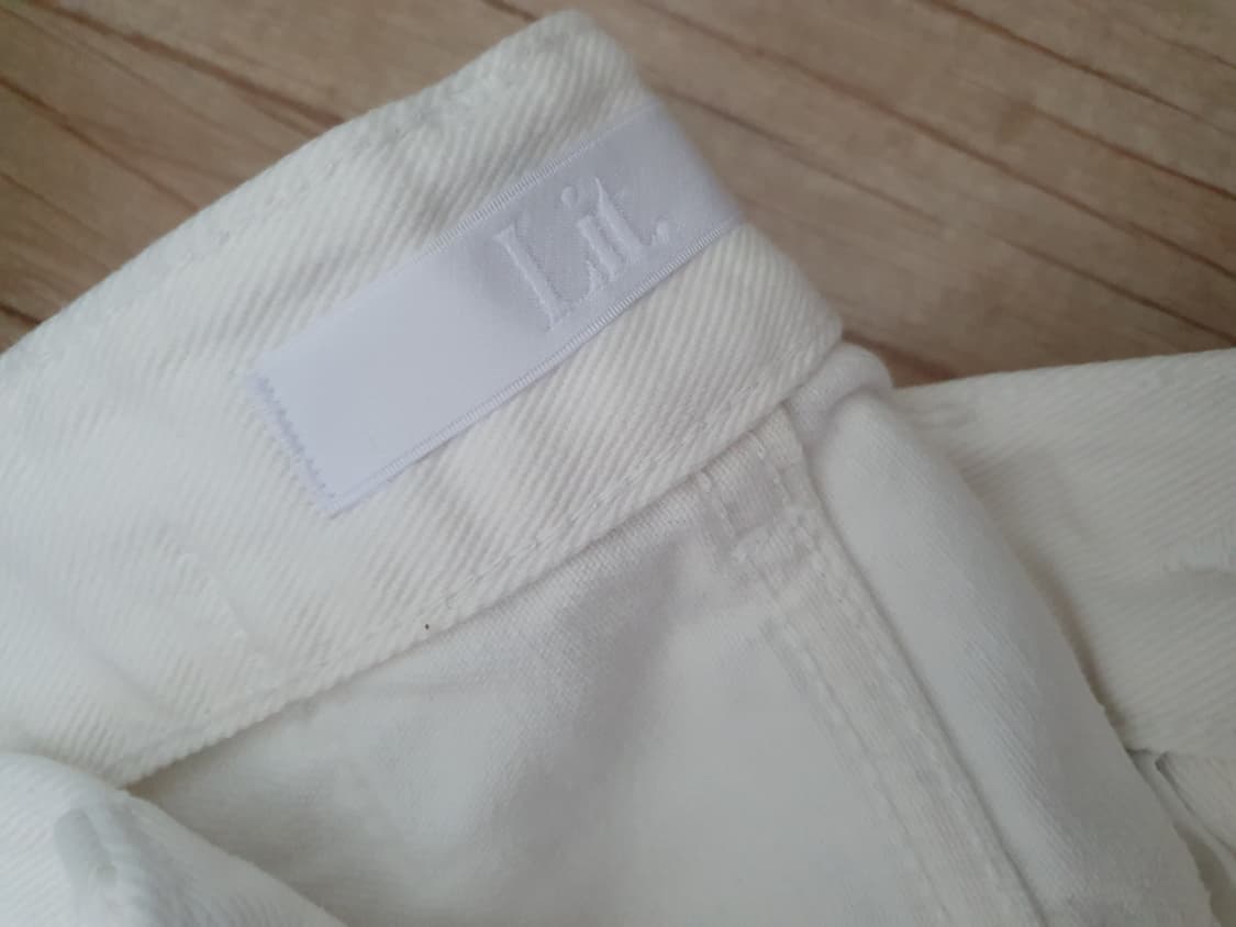 리트 Wide jean washed white 데님 28 상품이미지3