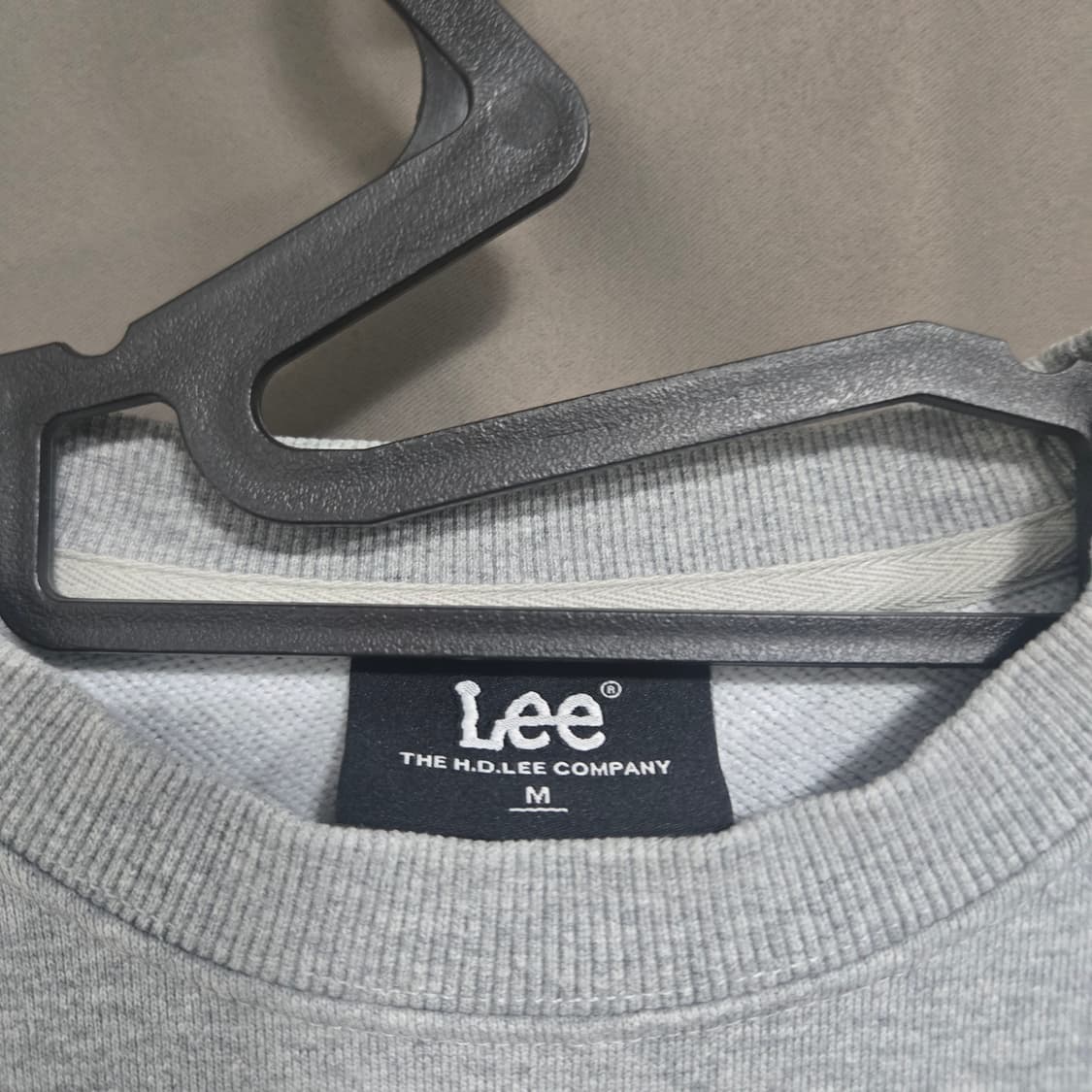 Lee 리 맨투맨 그레이 상품이미지3