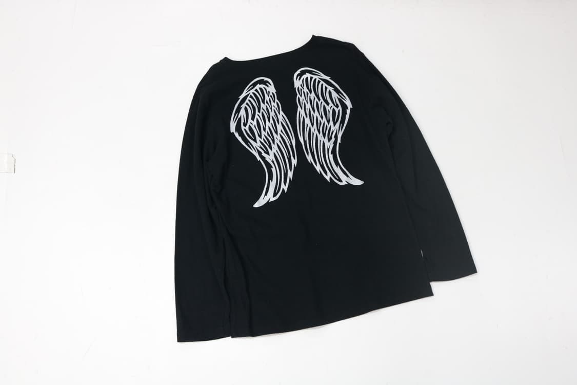 날개 프린팅 긴팔티셔츠 상품이미지2