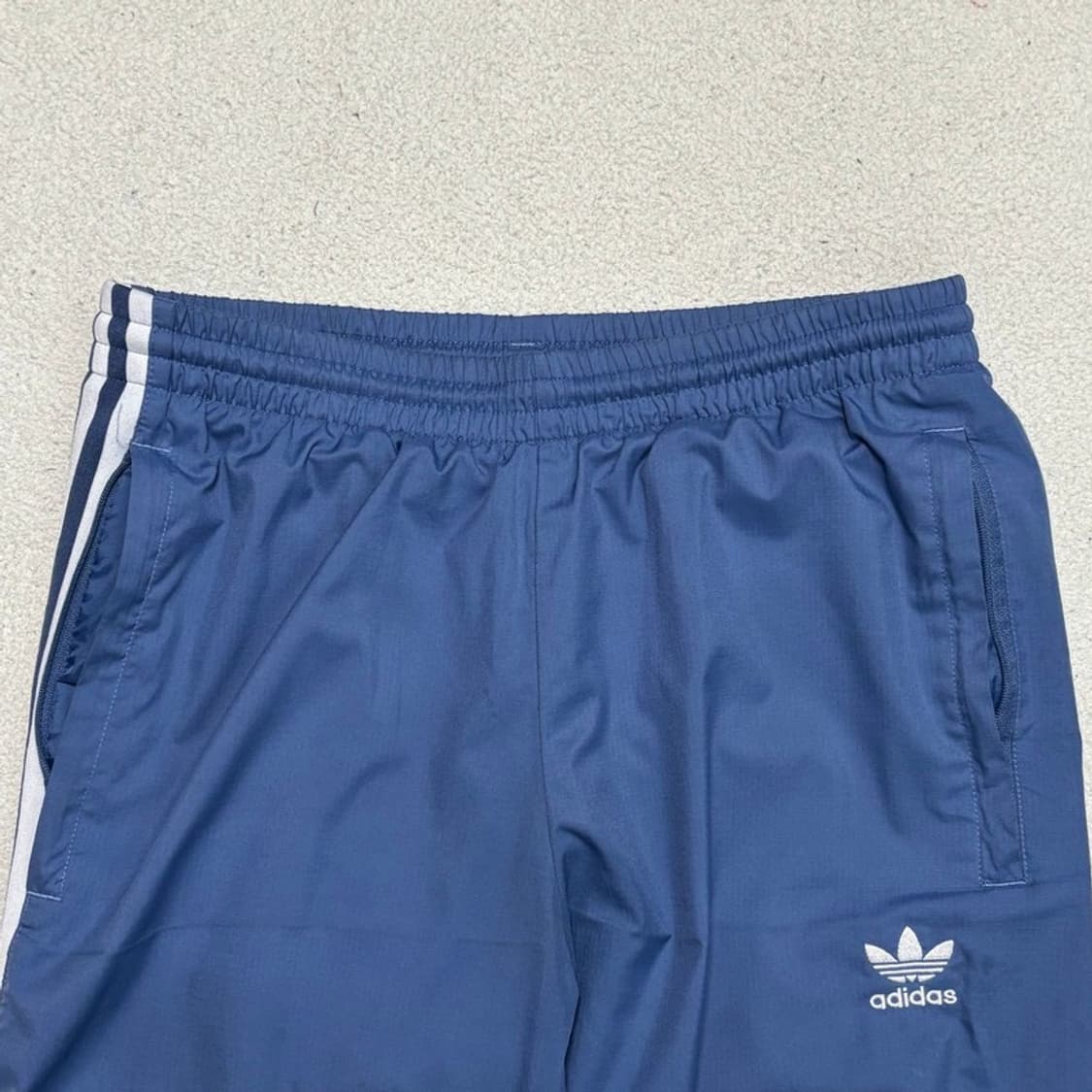 ADIDAS 스트라이프 우븐 조거팬츠 블루 S 상품이미지6