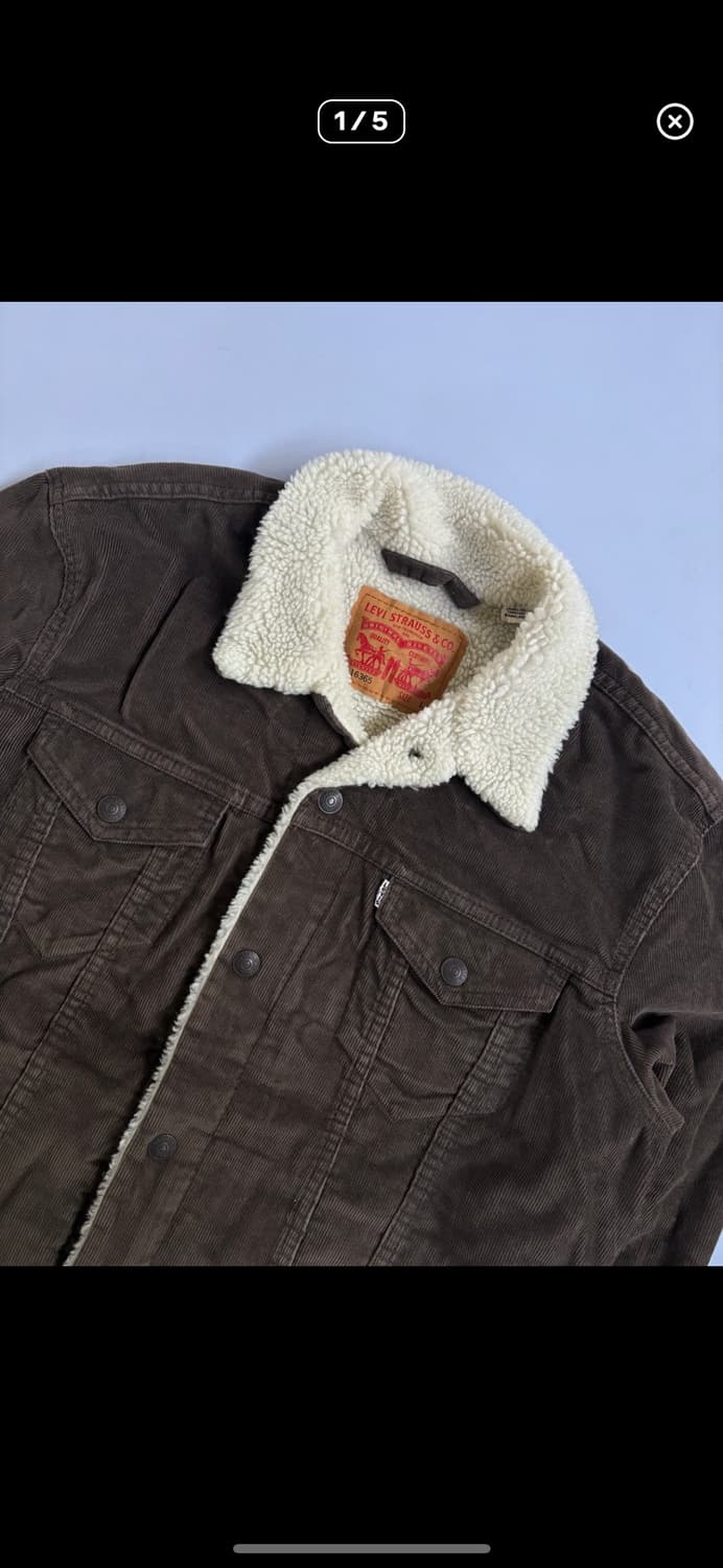 리바이스 코듀로이 쉐르파 데님자켓 상품이미지1