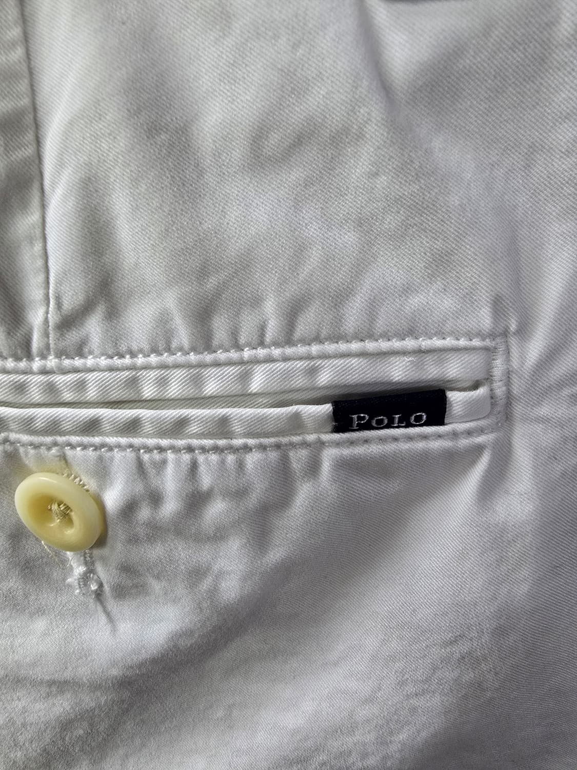 폴로 화이트 면반바지 (1370) 상품이미지5