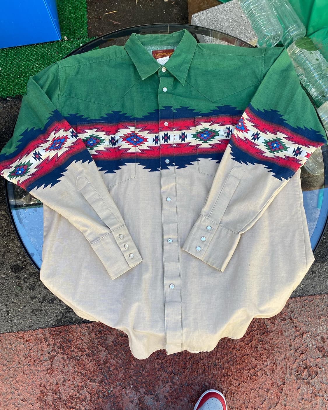 렝글러 웨스턴셔츠 L,XL 상품이미지1