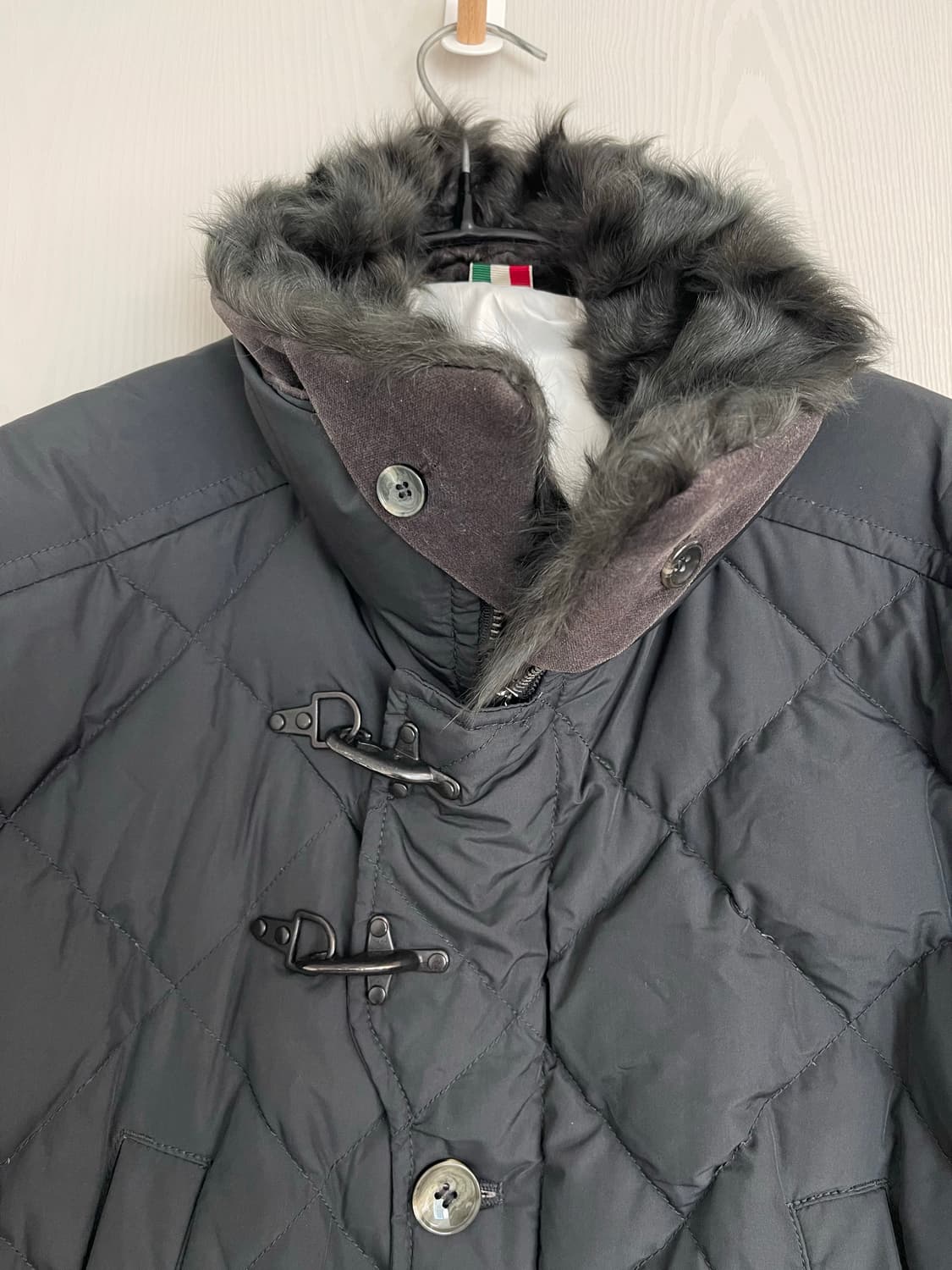  일꼬르소 델 마에스트로 구스 퀼팅 다운점퍼 네이비 105 상품이미지5