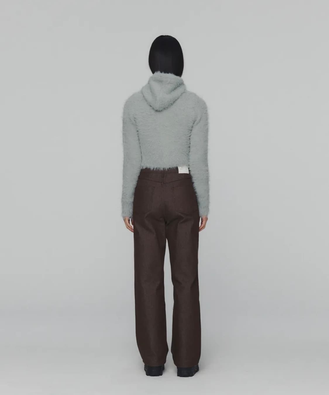 아모멘토 COLORED STRAIGHT FIT DENIM_BROWN 상품이미지6