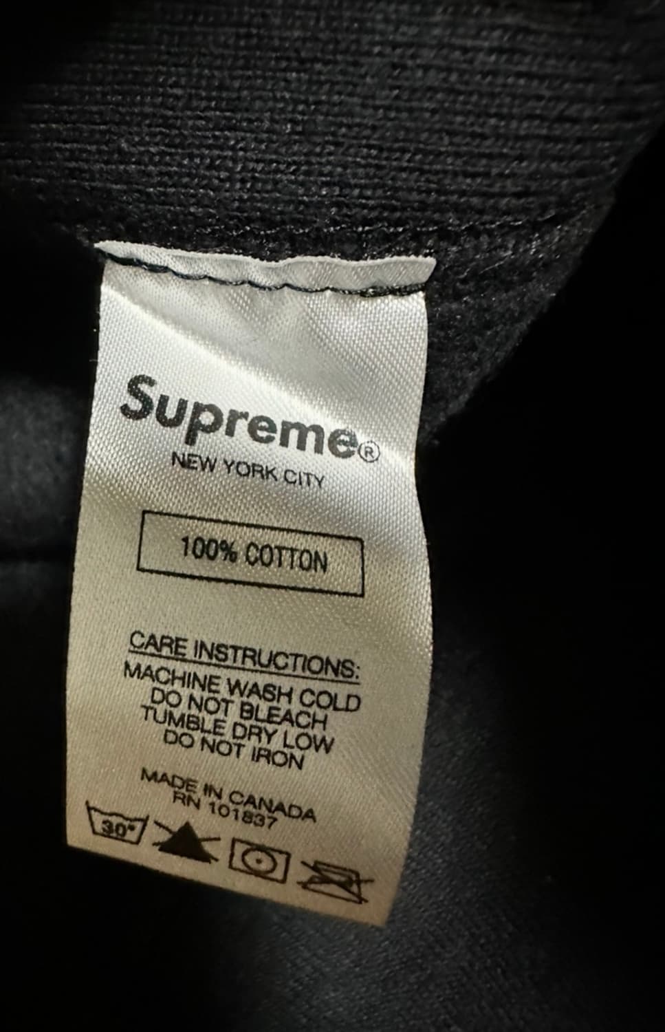 슈프림 아랍어 아라빅 자수 후드티 L(2017년발매) 상품이미지8