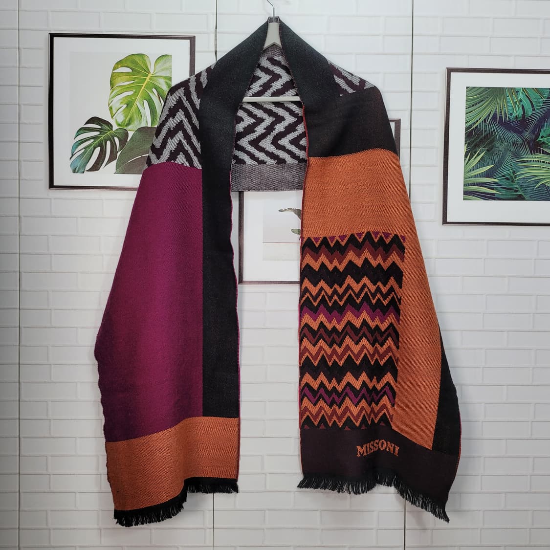 미쏘니 100%라나울 머플러 목도리 스카프 남여공용 상품이미지1