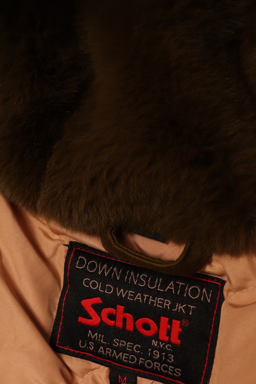SCHOTT 쇼트 야상 패딩 점퍼 size M 상품이미지5