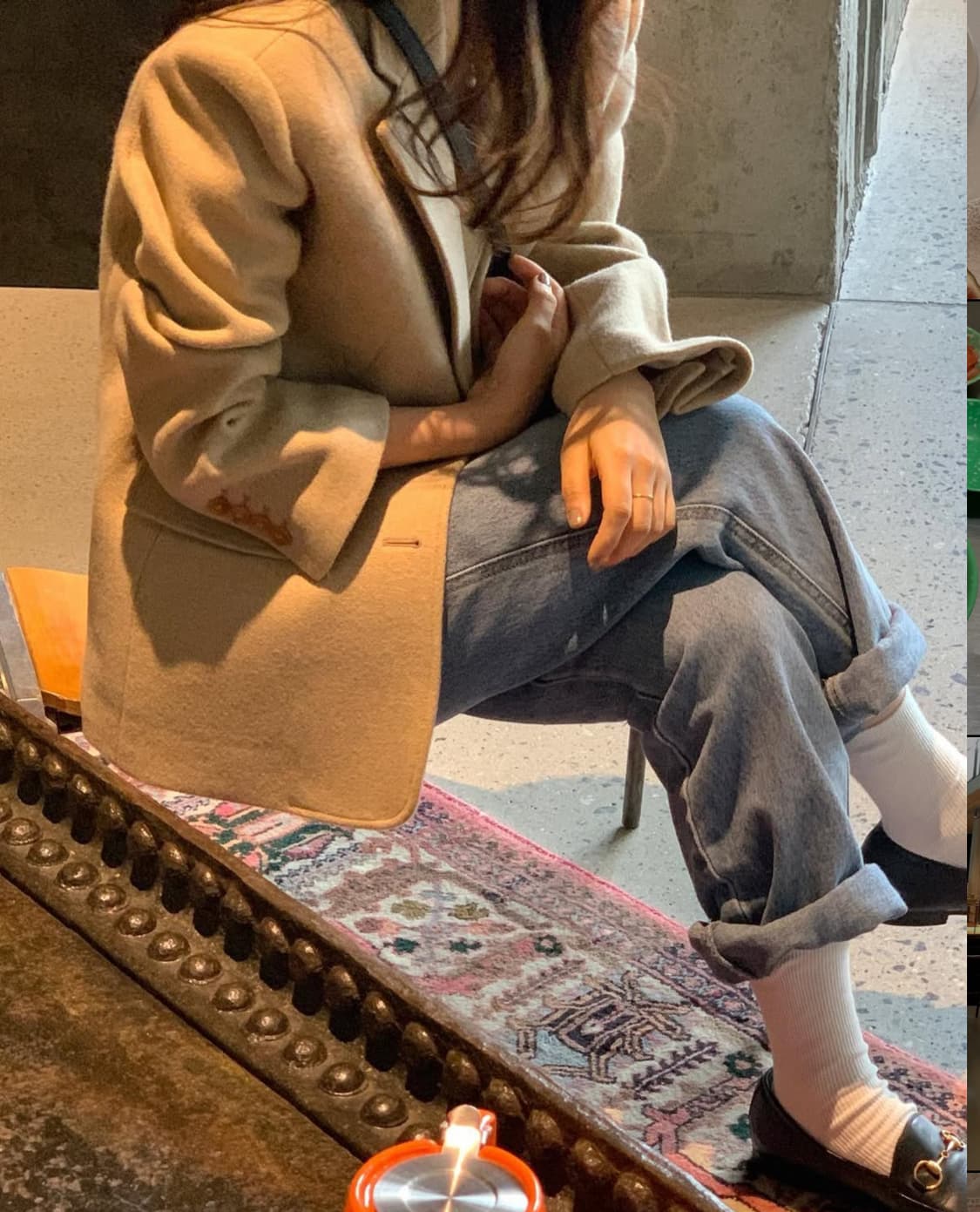 모로마켓 헤링본 울 재킷 상품이미지7