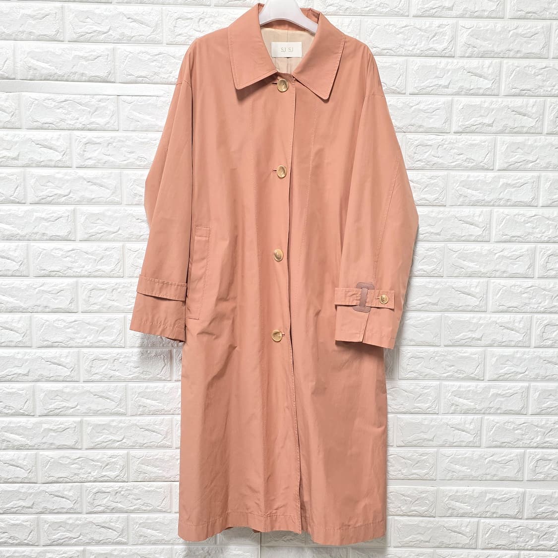 택포// L 20s 한섬 SJ SJ 오버핏 트렌치 코트 상품이미지1