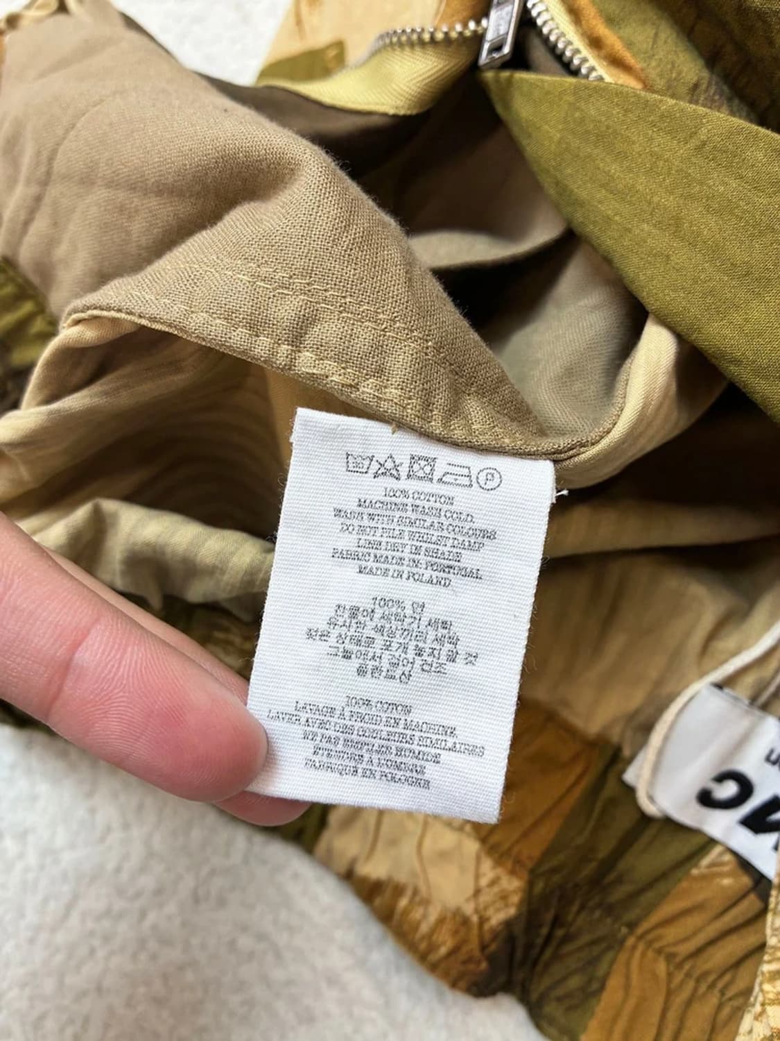 YMC 실비안 카모 플라쥬 투턱 팬츠 PN6025 상품이미지9