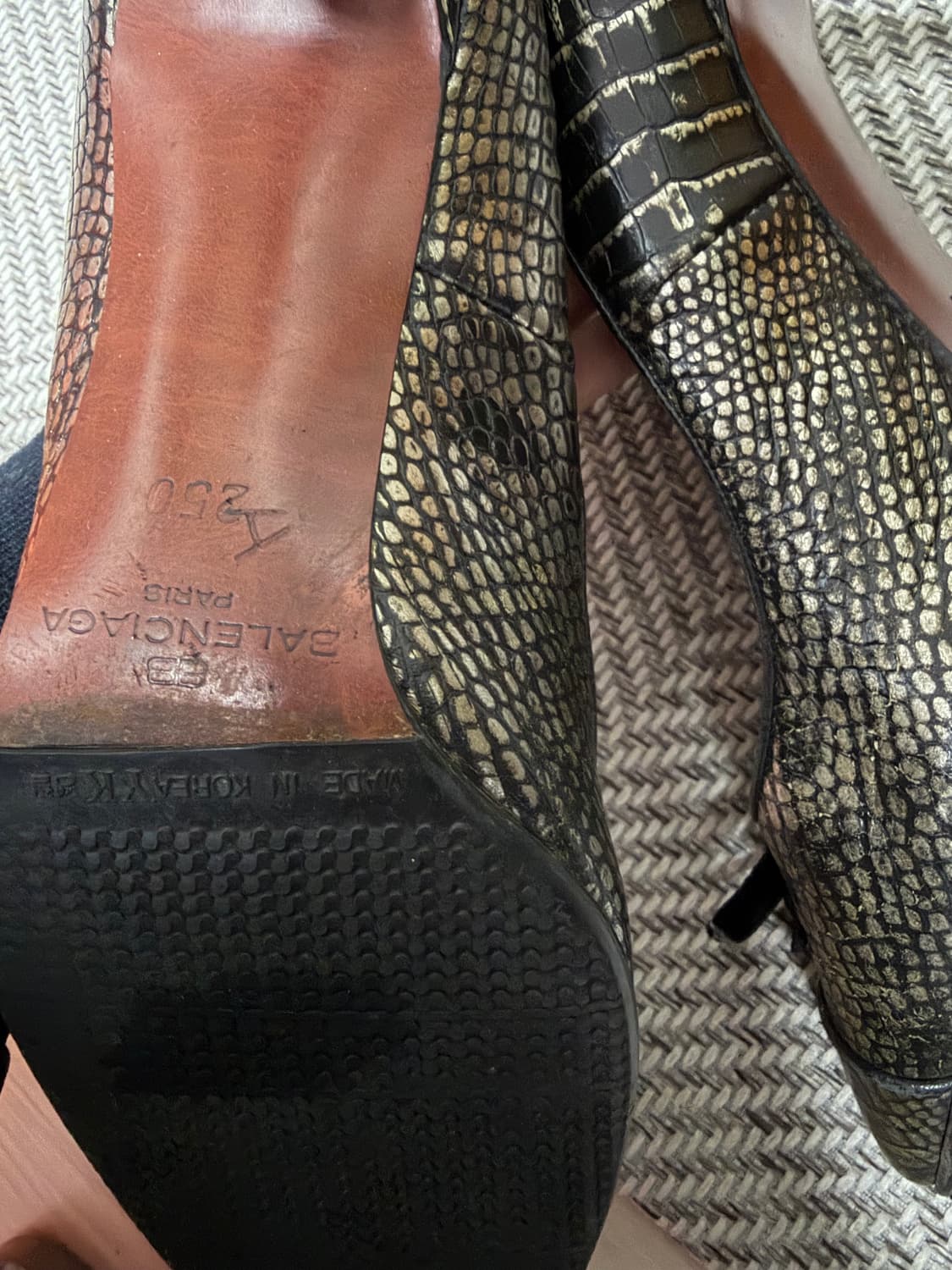 발렌시아가 정품 하이힐 250 상품이미지5