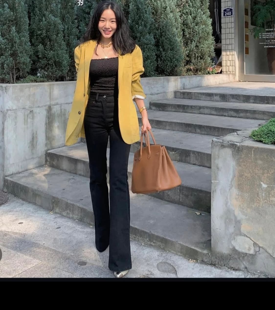 매드모어몽 흑청 부츠컷 데님 팬츠 S 상품이미지2