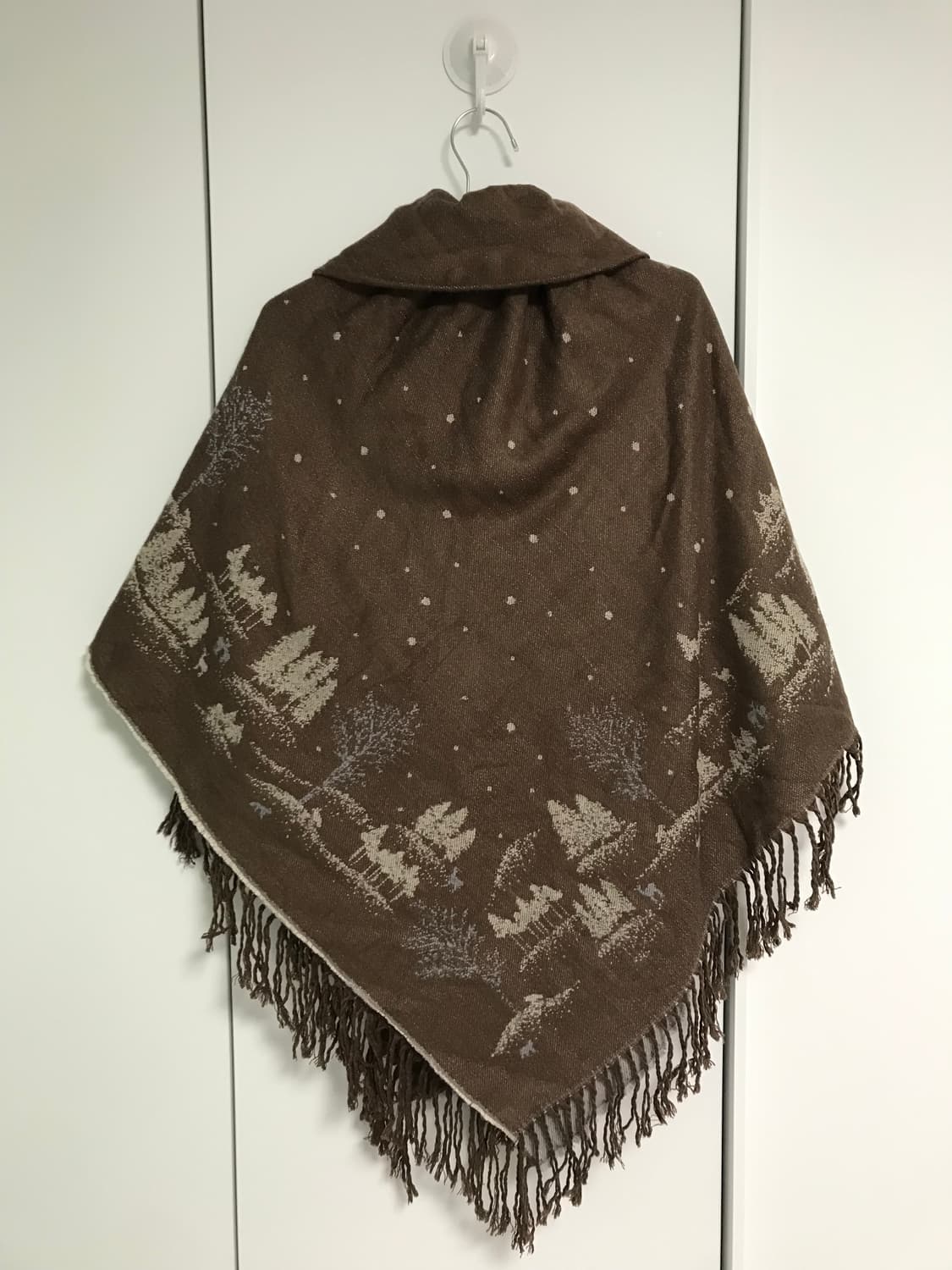 vintage pattern tassel cape 상품이미지6