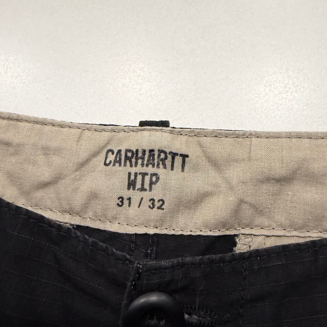 [31x32] 칼하트 wip 에비에이션 블랙 카고 바지 B261 상품이미지4