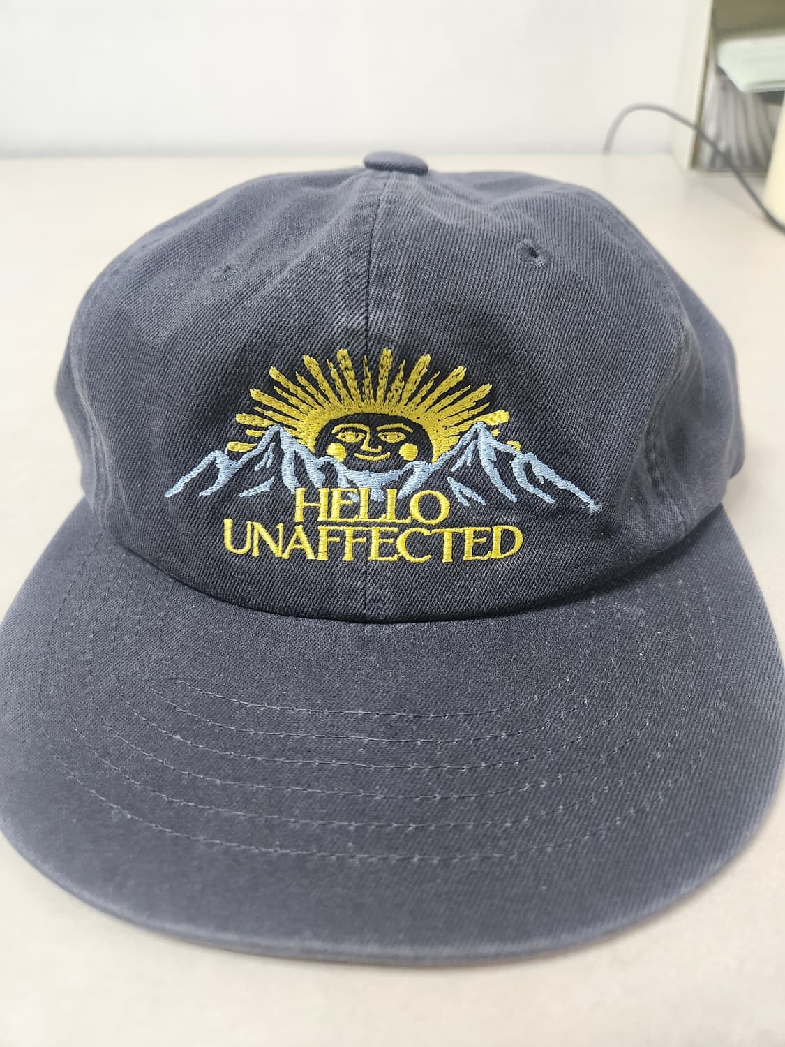 헬로 선라이즈 모자 (차콜) 상품이미지2