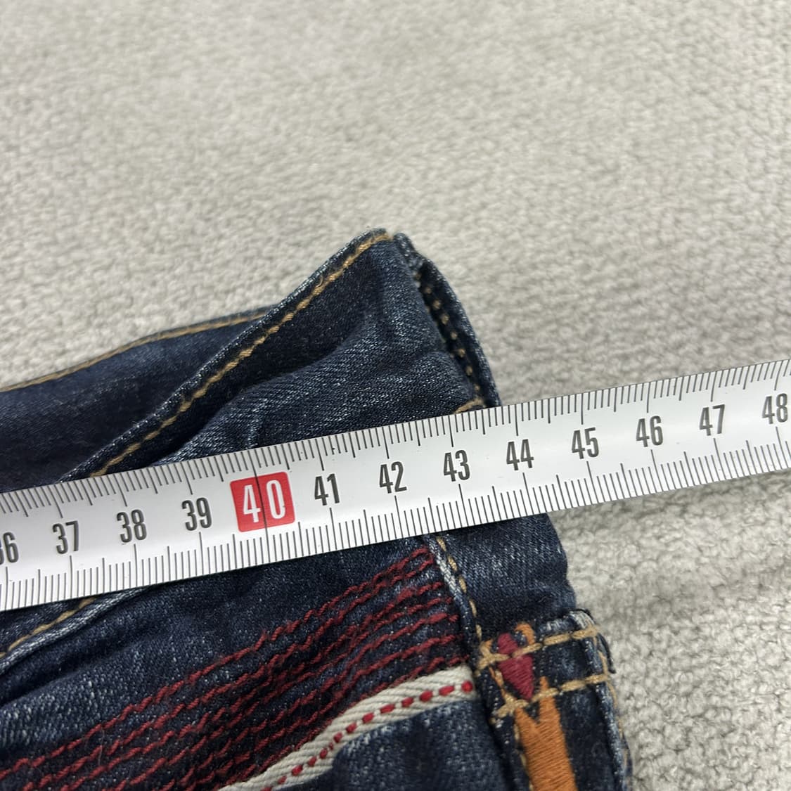 EVISU 에비수 데님 반바지 35 상품이미지5